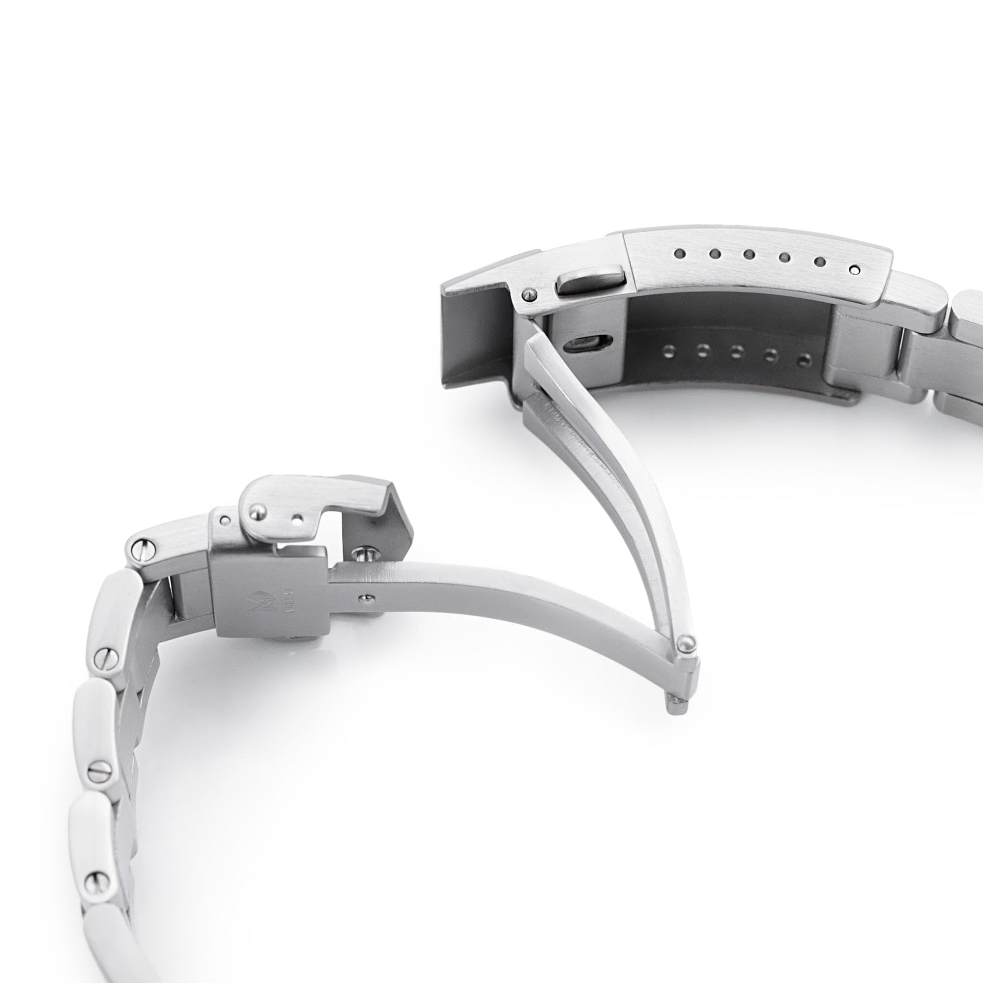 MiLTAT 22mm Super-O Watch Band compatible with Orient Mako II Ray II 316L