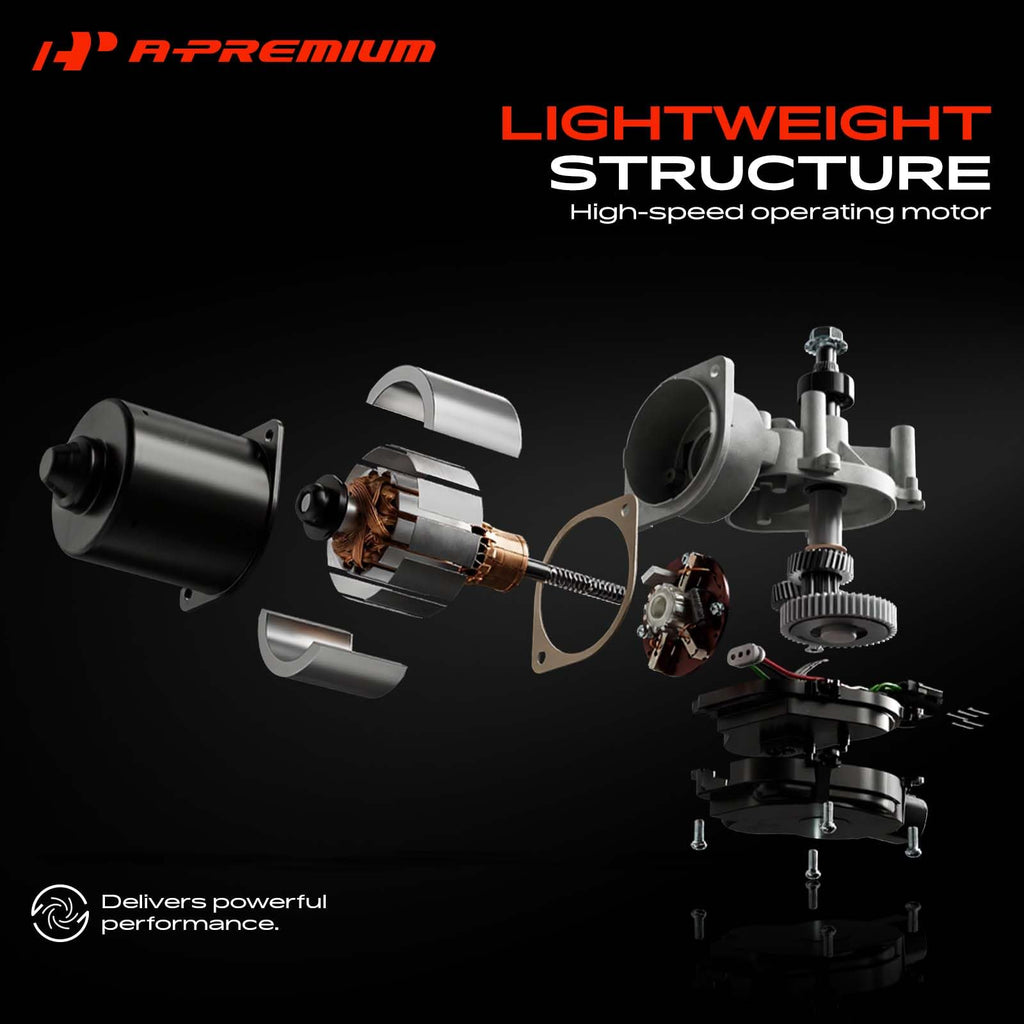 A-Premium Front Windshield Wiper Motor 5 Pin
