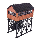 Outland Models Miniatures Station Overhead Signal Box/Tower 1:87 HO Scale