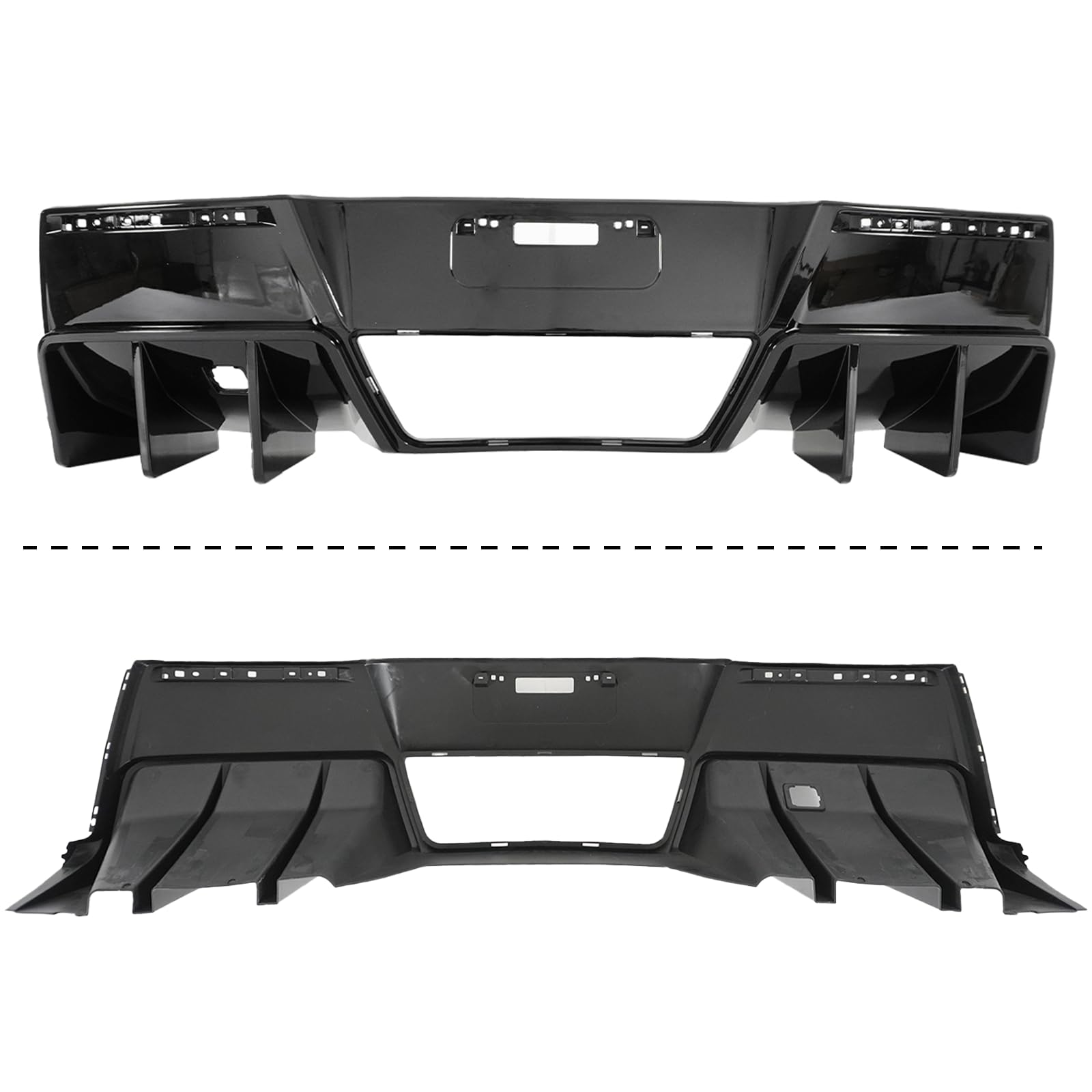 skkyoro Rear Bumper Diffuser Compatible with Chevy Corvette C7 2014-2019 All