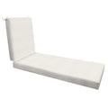 Honeycomb Outdoor Chaise Lounge Cushion for Patio Furniture, Water & Fade