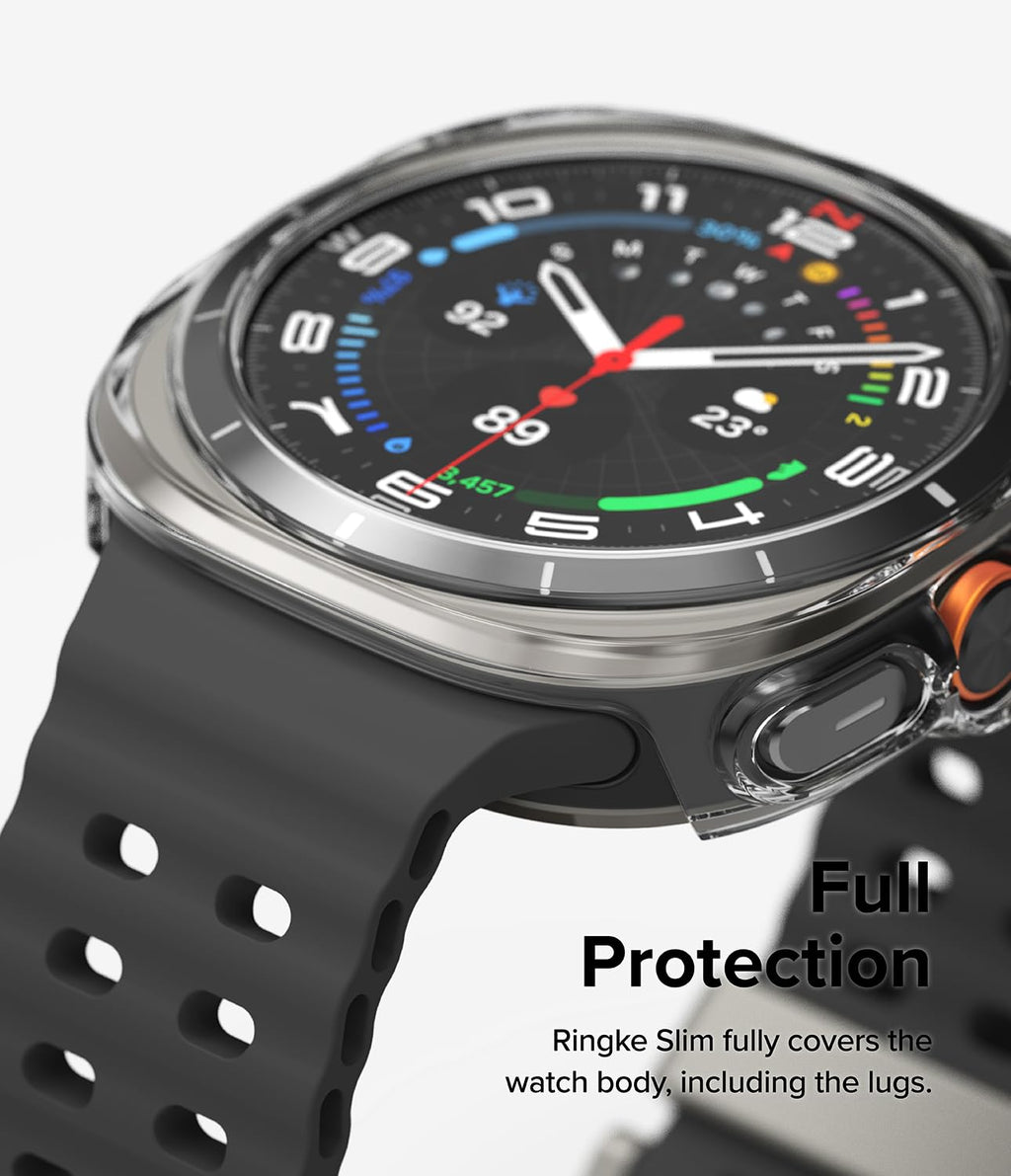 Ringke Slim & Glass [Anti-Yellowing Case + Screen Protector] Compatible with