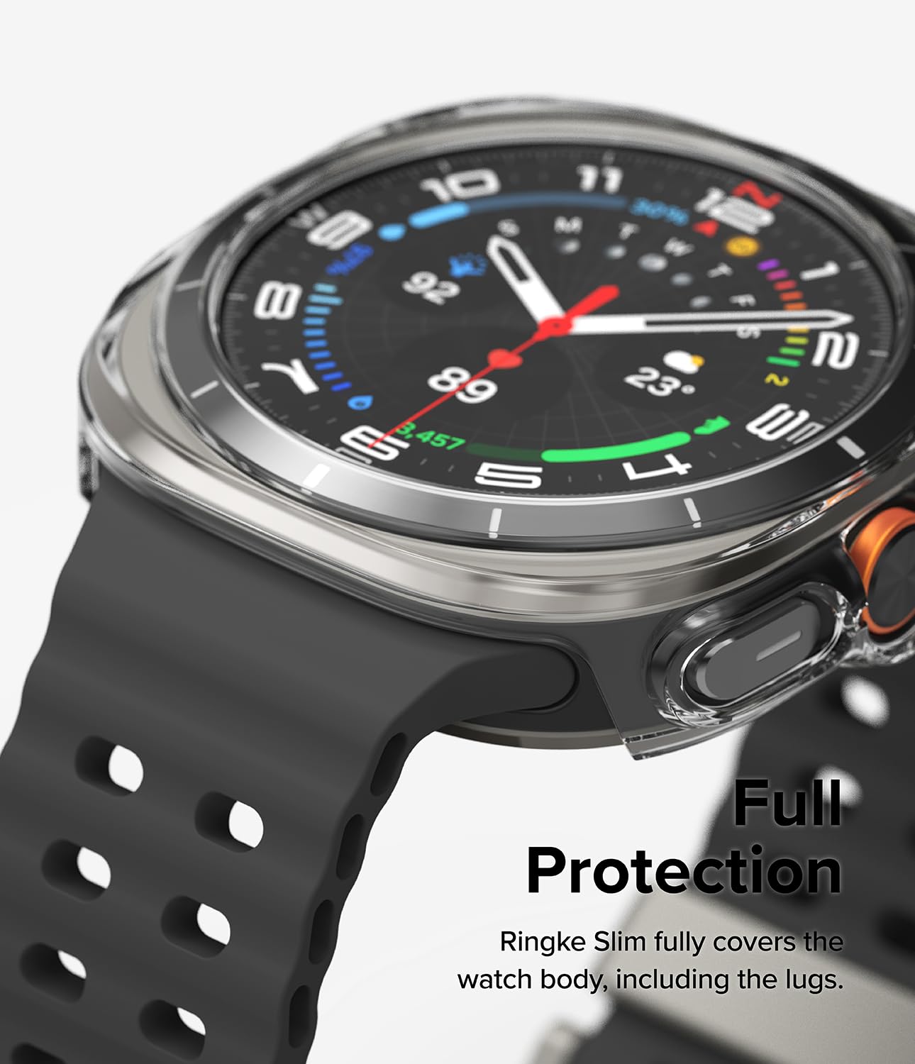 Ringke Slim & Glass [Anti-Yellowing Case + Screen Protector] Compatible with