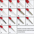 26PCS Terminal Removal Tool Kit Automotive Connector Pin Depinning Ejector