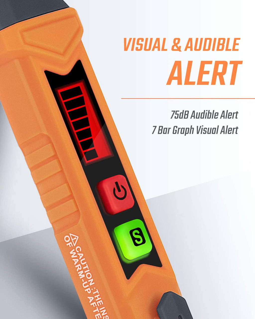 PT199 Natural Gas Leak Detector with Audible & Visual Alarm, Portable Gas