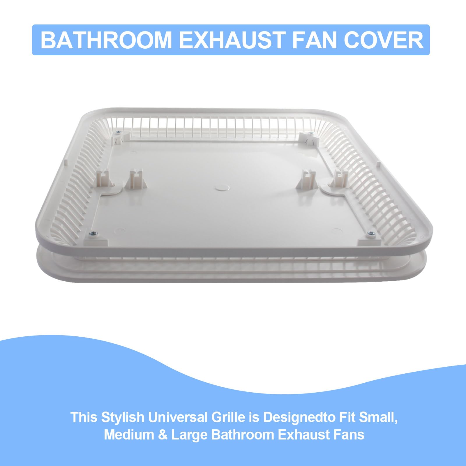 UYZO FG701S Universal Bathroom Exhaust Upgrade Grille Cover