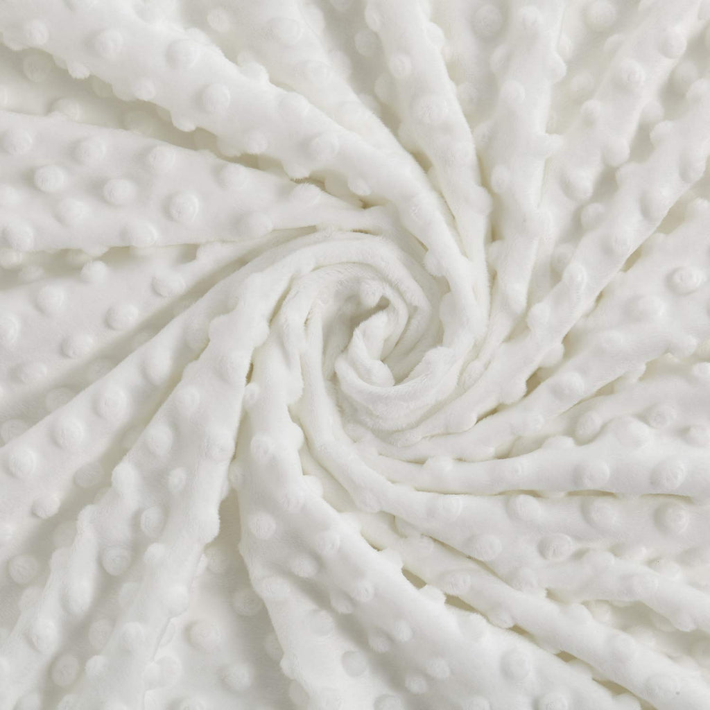 RelaxBlanket Weighted Blanket Duvet Cover 60x80 Super Soft Minky Dot White
