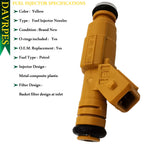 DAVRPES 4Pcs 0280155710 0280155700 Fuel Injectors 4 Holes Disc Engine Fuel Spray
