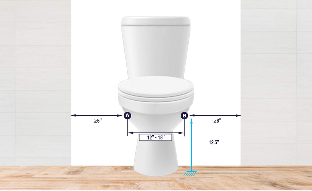 KMINA - Toilet Safety Rails for Seniors (330 lbs), Toilet Safety Frame with