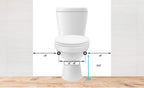 KMINA - Toilet Safety Rails for Seniors (330 lbs), Toilet Safety Frame with