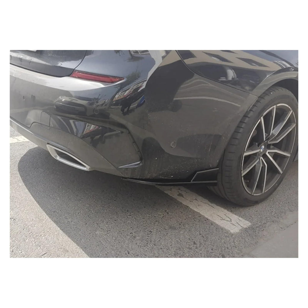 Carbon Fiber Look Rear Bumper Canards Splitter BMW G20 G28 M Sport 2019-2024