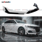 3PCS Front Lip Spoiler Splitter for Honda Accord 2021-2022 ACR Platinum White