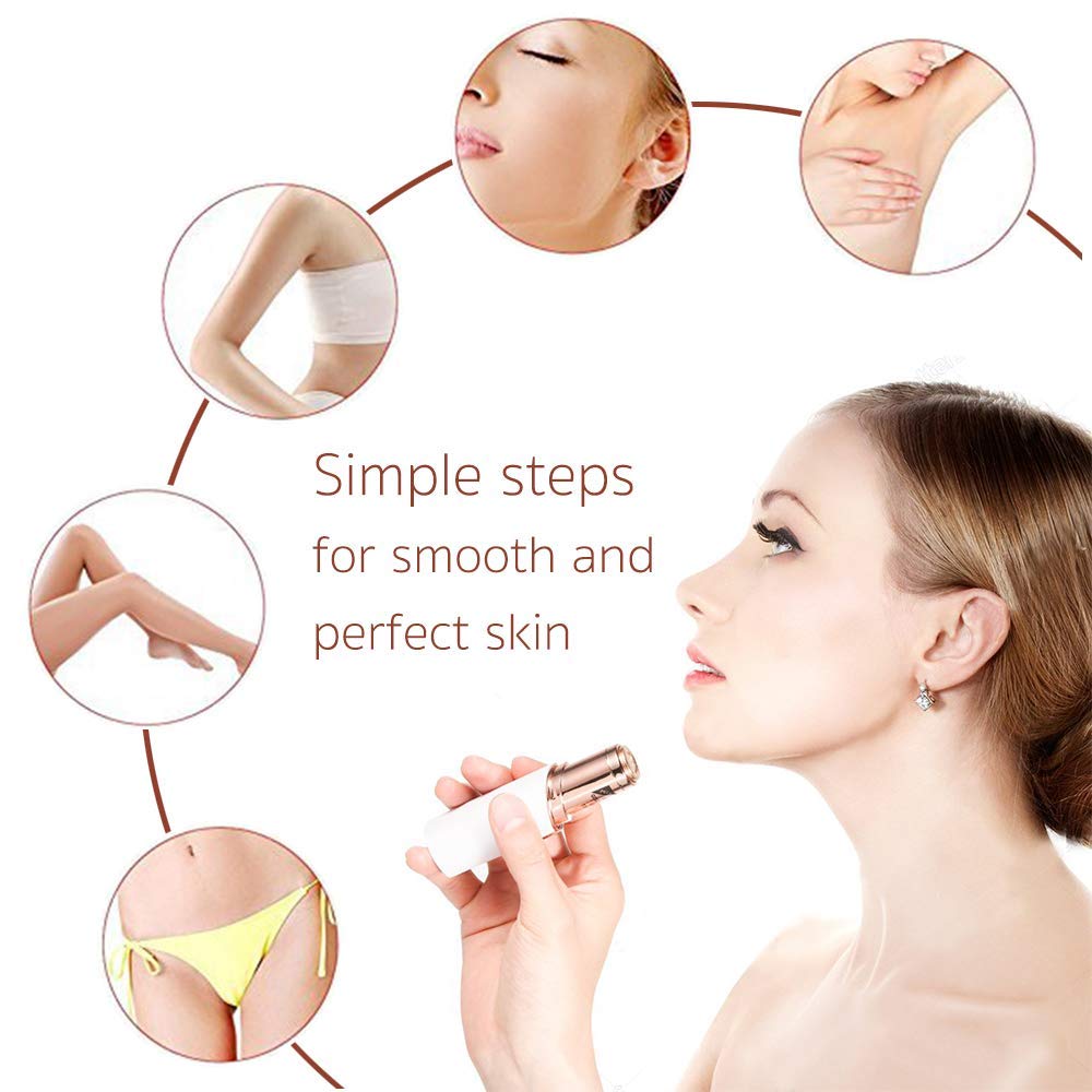 Replacement Heads for Flawless Facial Hair Remover, Replacement Blades for