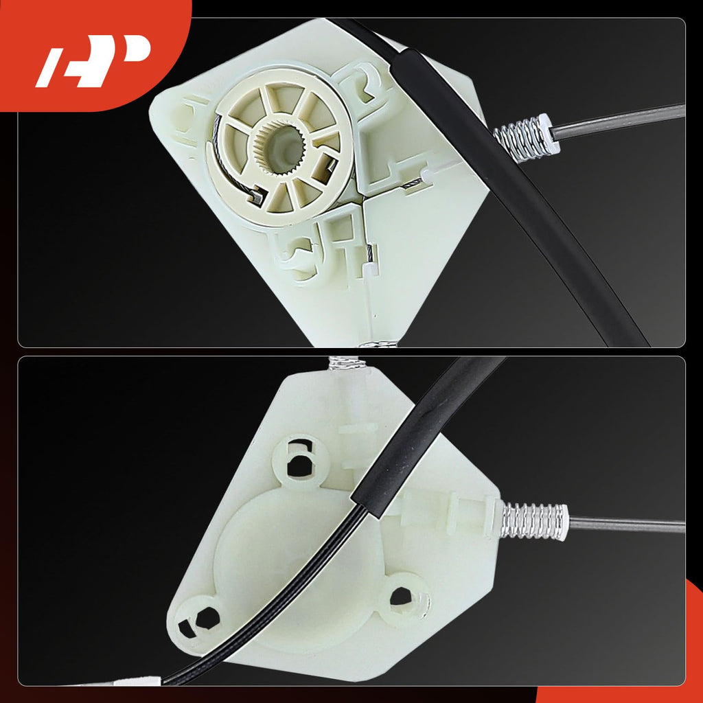 A-Premium Front Left Manual Window Regulator Compatible Jeep Patriot 2008-2017