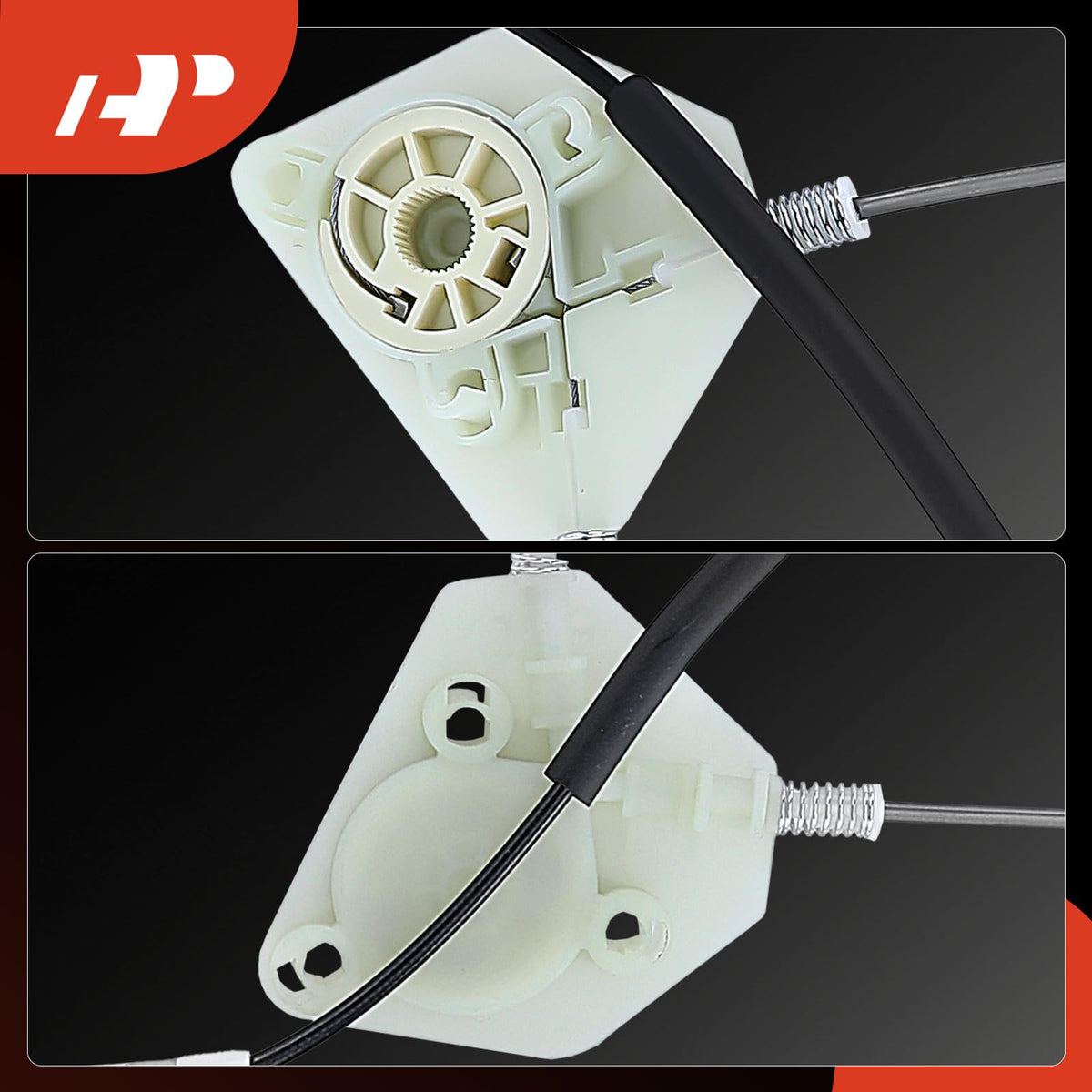 A-Premium Front Left Manual Window Regulator Compatible Jeep Patriot 2008-2017