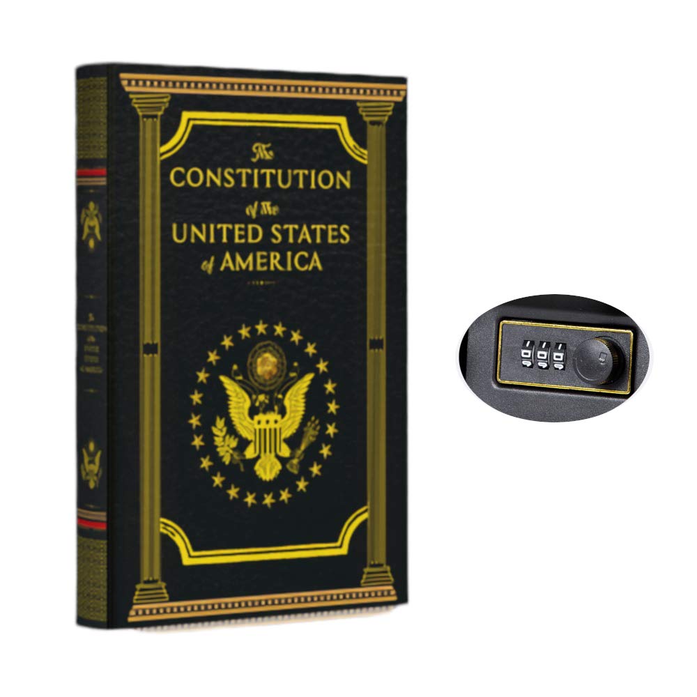 Fake Book Safe Box with Combination Lock Large Diversion Secret Storage