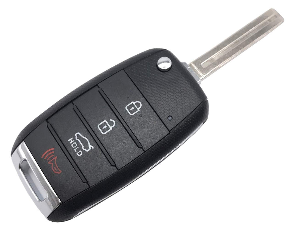 Horande Folding Flip Replacement Key Fob Cover fit for Kia Optima Sorento