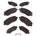 Lewinly 8PCS Front + Rear Ceramic Disc Brake Pads Kit