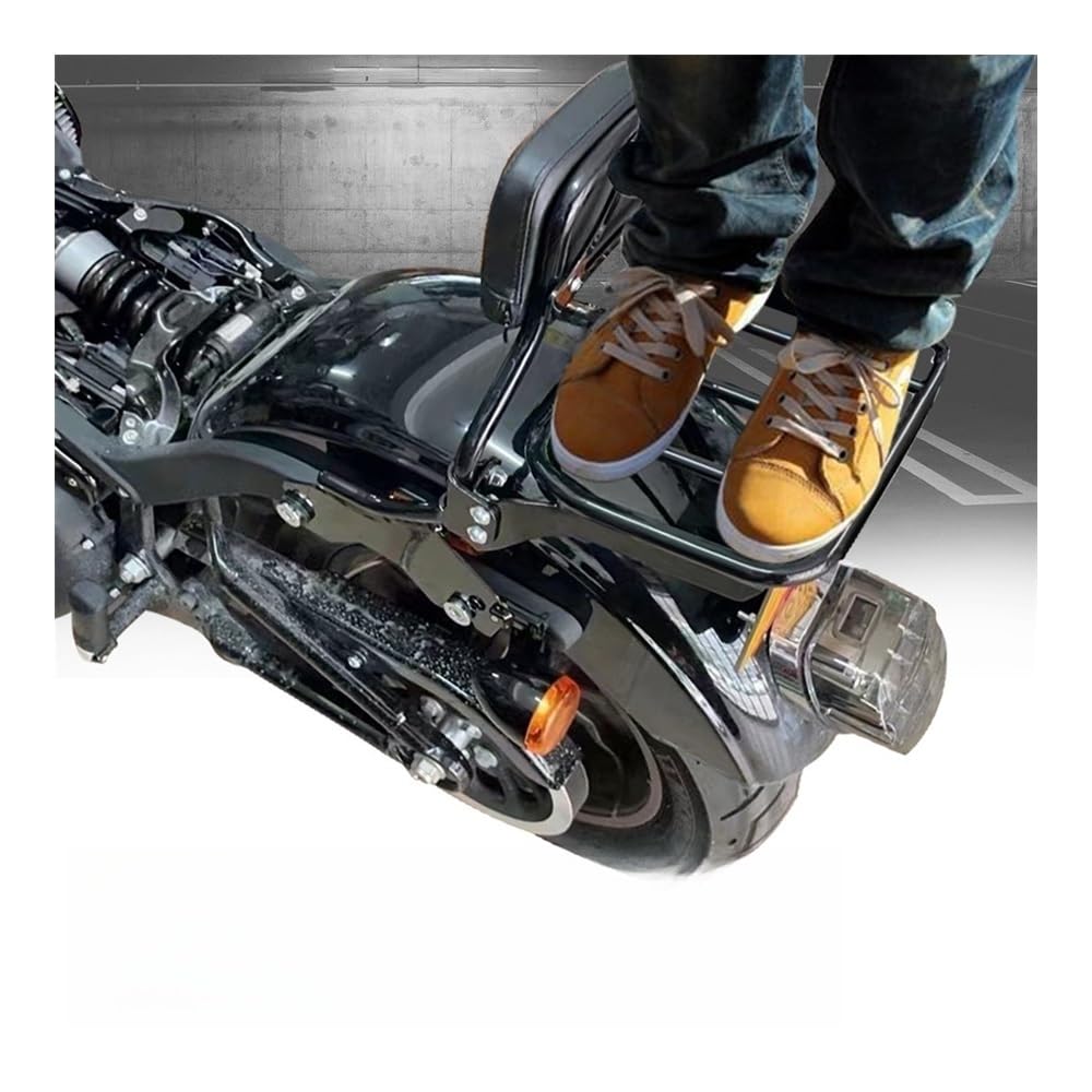 Motorcycle Rear Luggage Rack Motorcycle Tailstock Sissy Bar Backrest Luggage