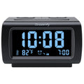 DreamSky Alarm Clock Radio Bedroom Battery Backup Large Display USB FM Snooze