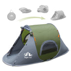 Night Cat Pop-up Camping Tent: 1 Person Tent Waterproof Instant Easy Setup