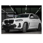 Carbon Fiber Front Bumper Lip Spoiler for BMW X3 G01 X4 G02 iX3 G08 2022-2024