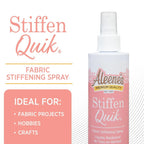 Aleene's 15581 Stiffen-Quick Fabric Stiffening Spray 8oz,Original Version,