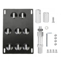 License Plate Frame, Car Eye Front Bumper Tow Hook License Plate Mount Bracket 8