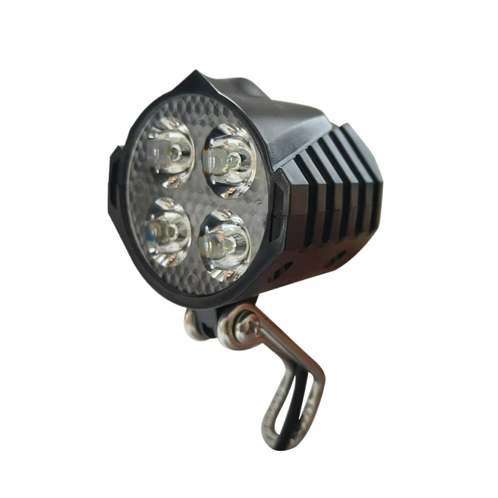 Bicycle Lights Ebike Headlight Accessories Lamp 3pin Built-in Horn Front Light 4