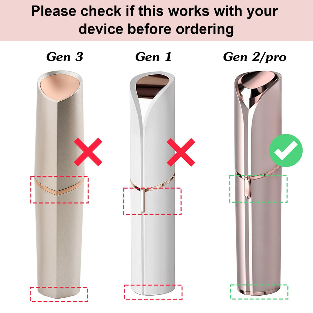 Replacement Heads for Flawless Facial Hair Remover, Replacement Blades for