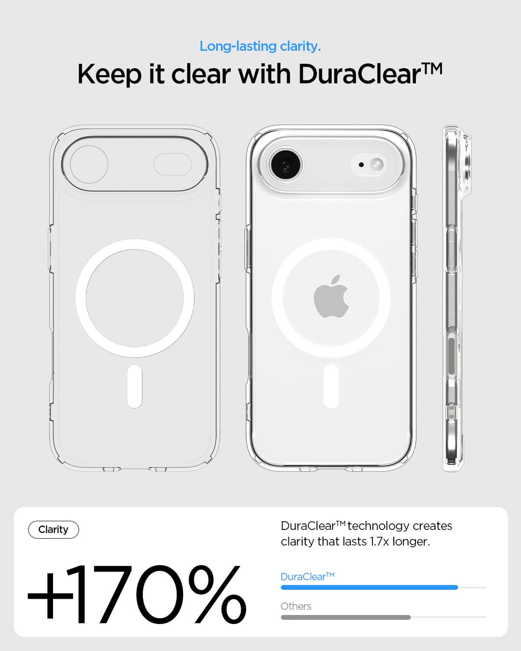 Spigen for iPhone Air Case, Ultra Hybrid MagFit [TPU Covered Camera Control]