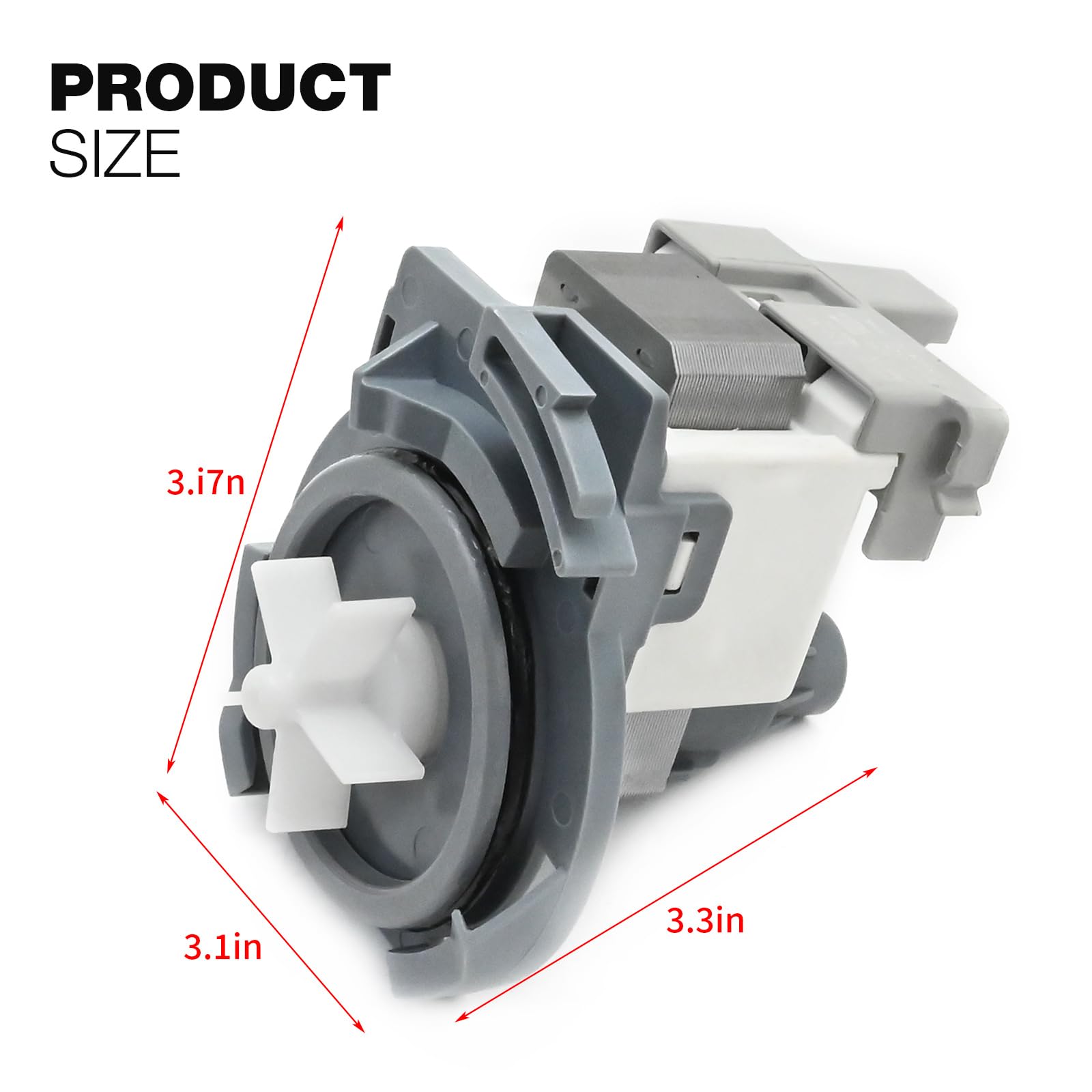 EATAKWARD W11219380 Assembly of the Dishwasher Drain Pump Repacement for