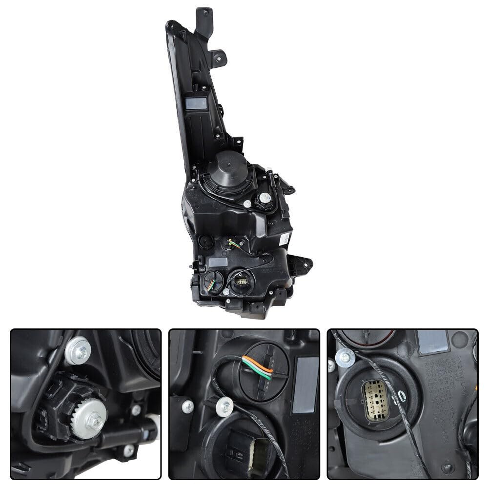 Dryowre Headlight Projector Headlamp Right Side for Cadillac for ATS Performance