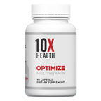 10X Health Optimize Methylated Multivitamin for Men and Women - 90 Capsules, 34 in 1 Formula with 800 mcg of Vitamin B12, 5-MTHF, NAC - Methyl B Complex