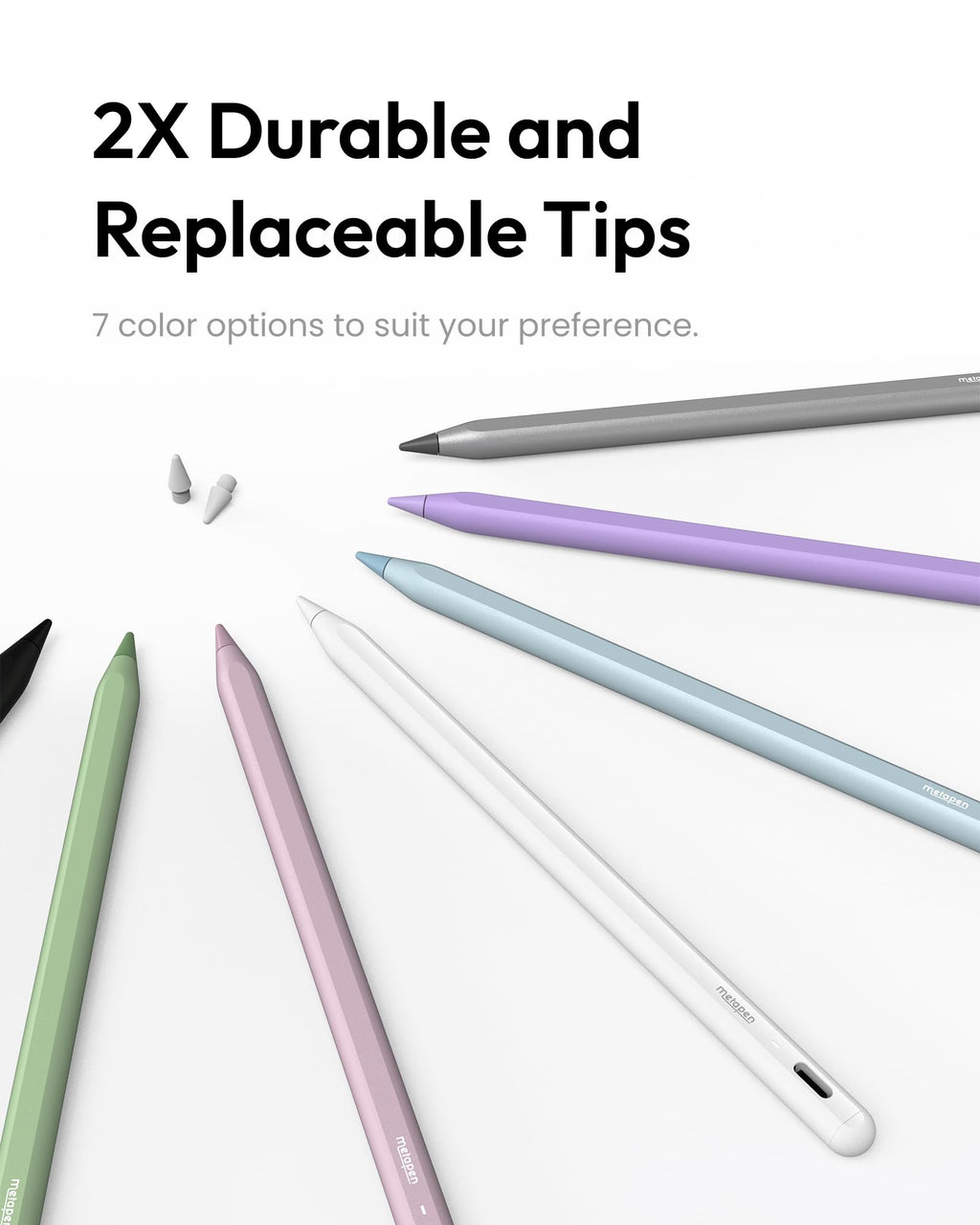 Metapen A8 Stylus Pen Apple iPad 2018-2026 Pro Air Mini Tilt Pixel Precision