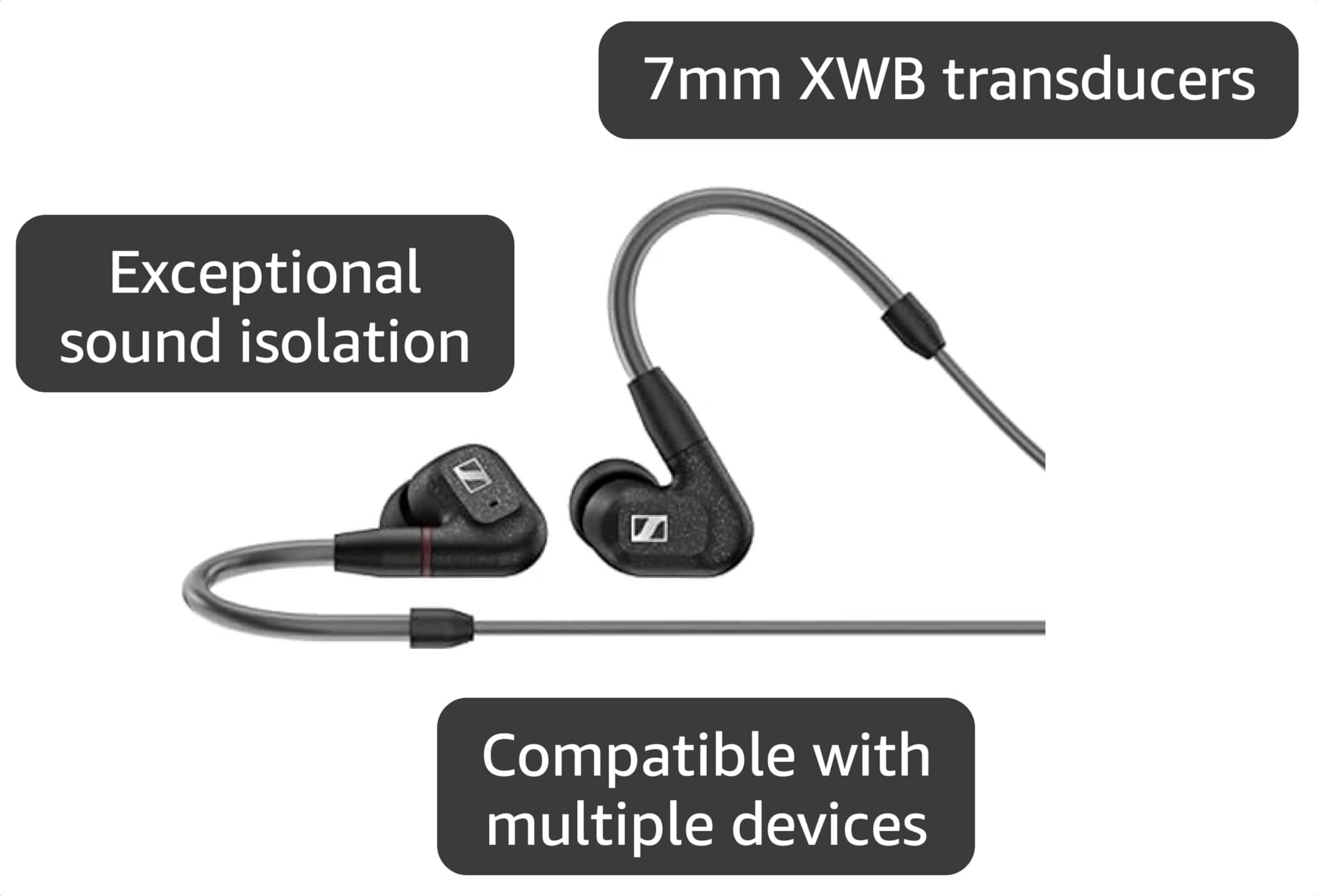 Sennheiser Consumer Audio IE 300 in-Ear Audiophile Headphones - Sound Isolating