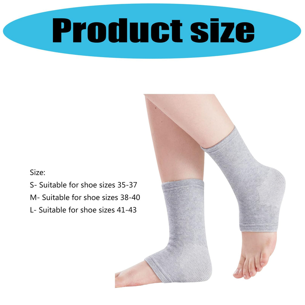 Tizuqe Medium Foot Sleeve Breathable Ankle Brace for Men Women and Adult Relief