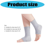 Tizuqe Medium Foot Sleeve Breathable Ankle Brace for Men Women and Adult Relief