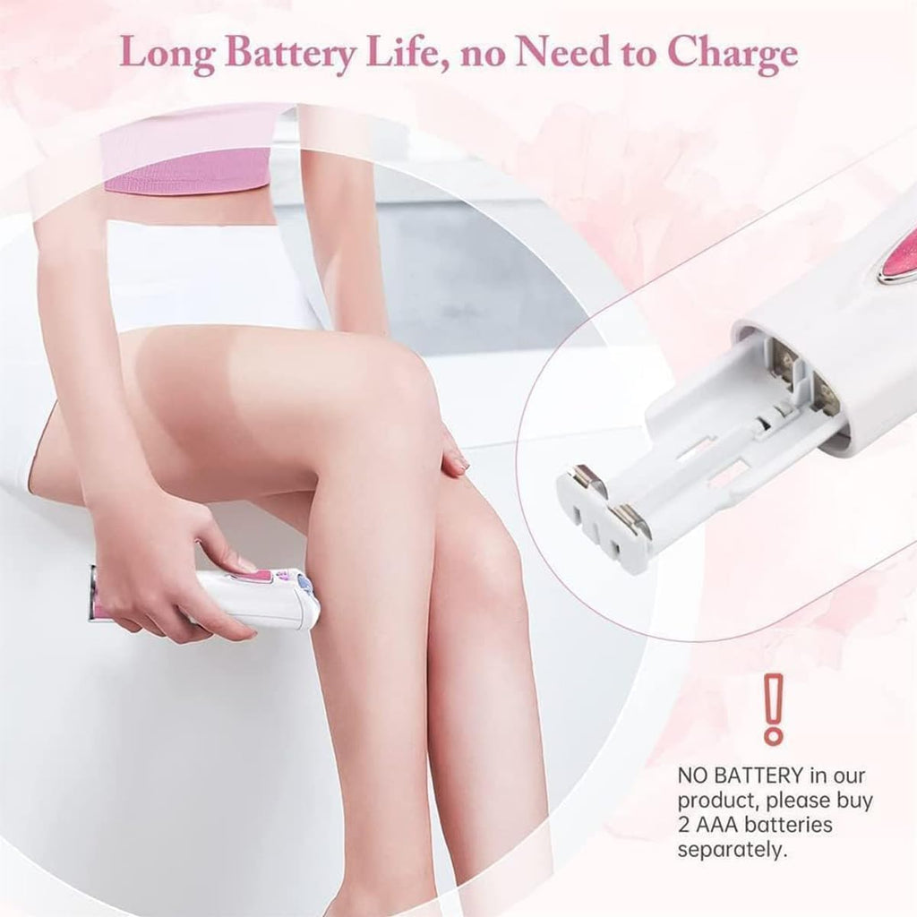 Face Hair Remover, New 2026 Model - Gentle, Pain-Free, Battery Operated - Pink,