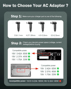 Superer Laptop Charger for Asus Vivobook Zenbook 65W 45W 33W Power Adapter