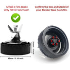 6 Fin Replacement Blade for Ninja Blender 16oz Cup Fit BL660 BL770 BL780