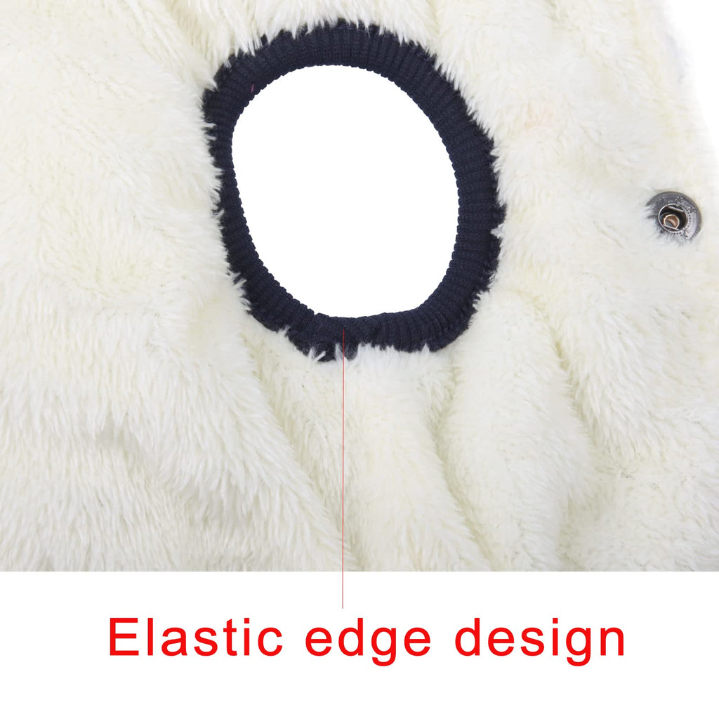 JoyDaog Fleece Lined Warm Dog Jacket for Puppy Winter Cold Weather,Soft