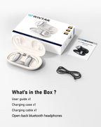WIVTAK Open Ear Headphones Bluetooth 5.4, 62H Playtime, Air Conduction Wireless