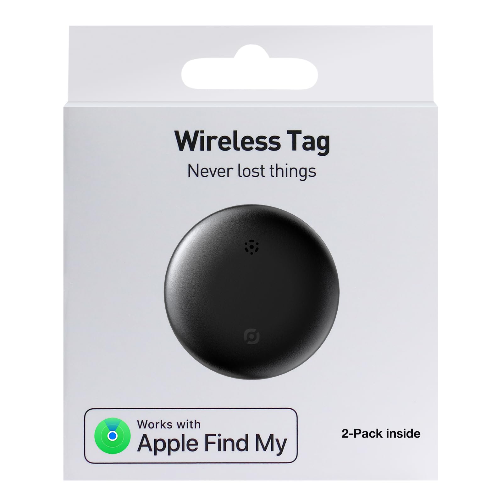 2 Pack Apple Find My Air Tracker Tags MFi Certified Bluetooth Item Locator Keys