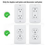WALI Outlet Shelf Wall Holder, Bathroom Shelf up to 10lbs Standard Vertical