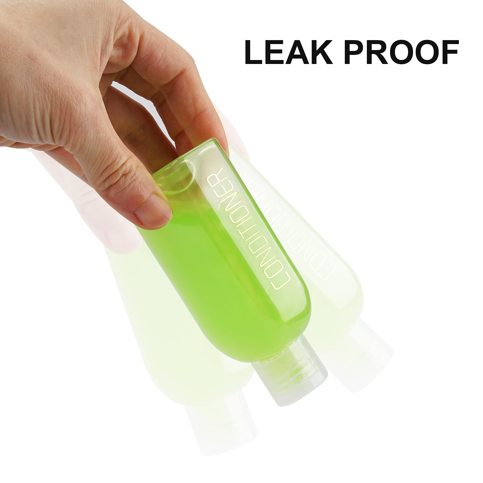 Cosywell Travel Bottles for Toiletries 8PCS 3.4oz TSA Approved Containers - Leak