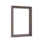 Pixy Canvas 4x6 Floater Frame 3/4" Deep Canvas Rustic Gray Portrait Wall Art Frame
