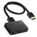 avedio links HDMI Splitter 1 in 2 Out [w/ 4 Ft Hdmi Cable]Not for Extended