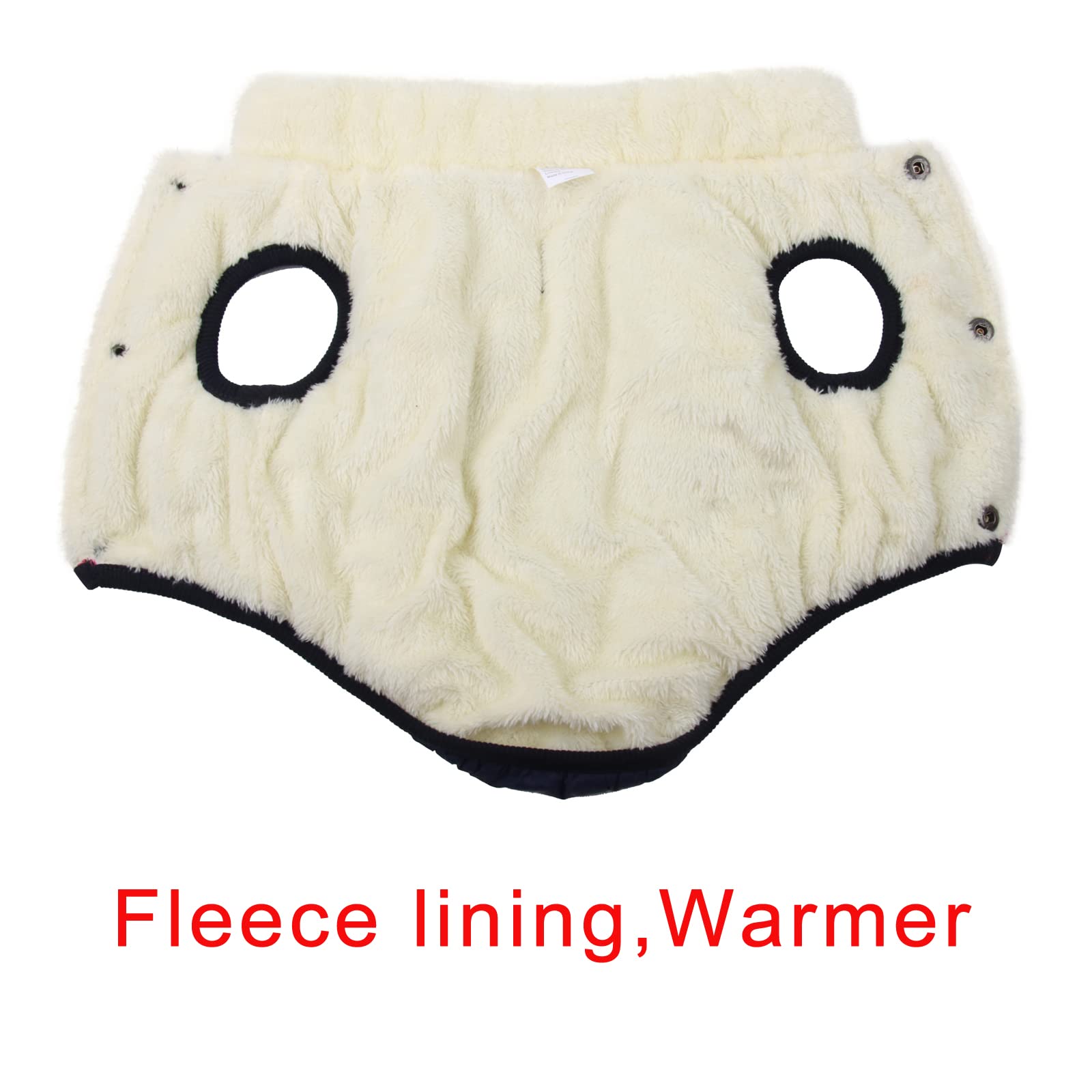 JoyDaog Fleece Lined Warm Dog Jacket for Puppy Winter Cold Weather,Soft
