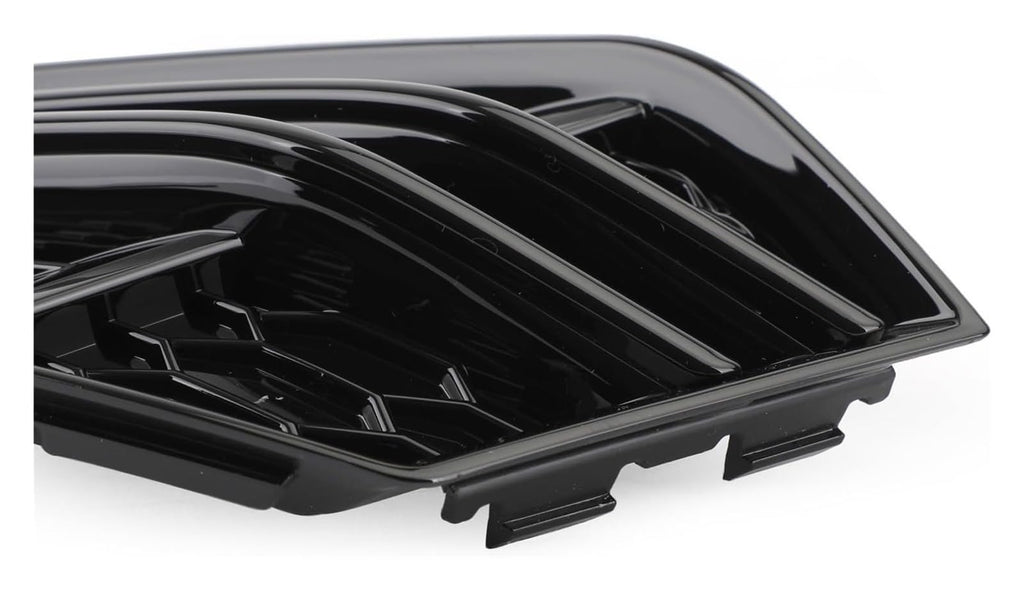1 Pair Front Fog Light Cover Bumper Grille Compatible for AUDI A4 B9 2016 2017